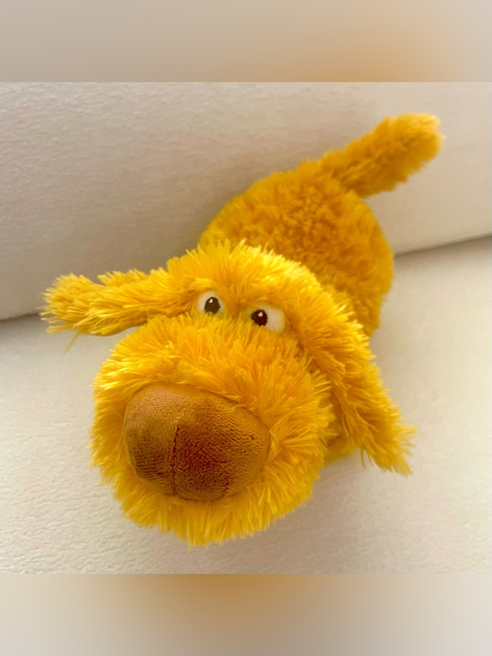 Disney Pixar Up Doug Dug Dog Plush Stuffed Animal FAO Schwarz 12” Soft Stuffie